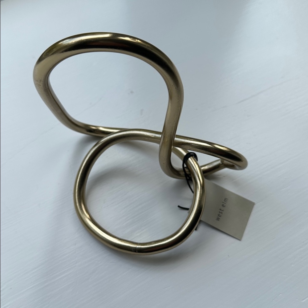 WEST ELM Gold Metal Sculpture